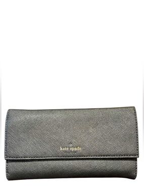 Kate Spade Black Saffiano Leather Wallet